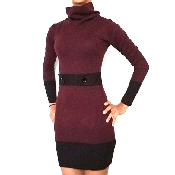 Iz Byer Dresses & Skirts - Turtle Neck Sweater Dress from iZ BYER, size S